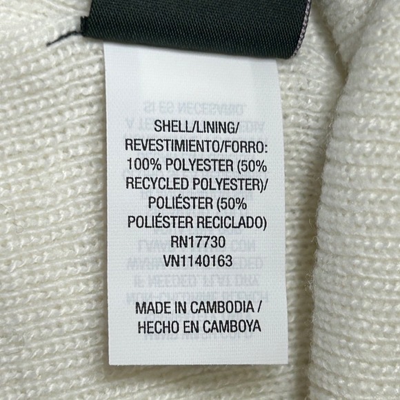 Wild Fable Womens Cream Beanie One Size Ribbed Knit Winter Hat Brand New - Picture 7 of 7